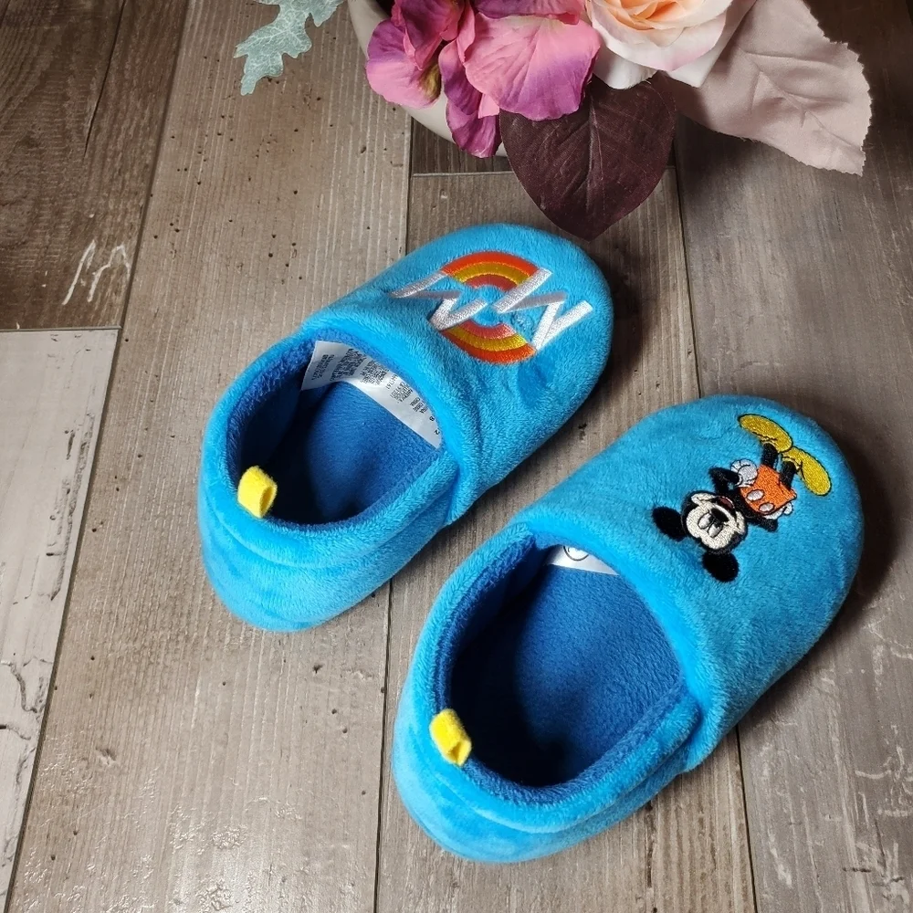Disney Collection Kids Boys Mickey and Friends Mickey Mouse Slip-On Slippers